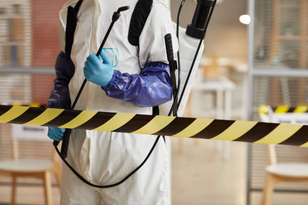 Professional Biohazard Cleanup technician working in Prairie Grove, IL